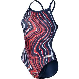 Arena Lightdrop Schwimmanzug Damen navy-red multi