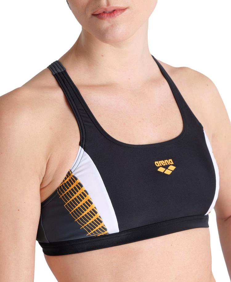 Arena Arena Threefold Bikini Set Damen - black-asphalt-white - 3 | SportScheck