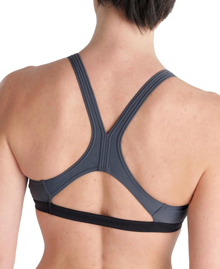 Arena Arena Threefold Bikini Set Damen - black-asphalt-white - 4 | SportScheck