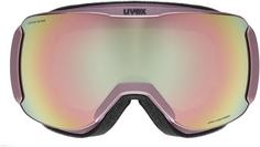 Rückansicht von Uvex downhill 2100 CV planet Skibrille antique rose mat