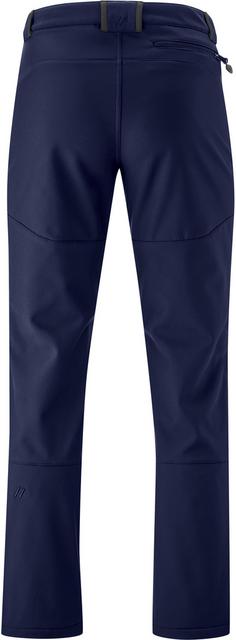 Rückansicht von Maier Sports Adakit Softshellhose Herren night sky