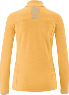 Rückansicht von Maier Sports Skutvik Fleecejacke Damen yellowstone