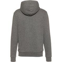 Rückansicht von Peak Performance Logo Hoodie Herren grey melange