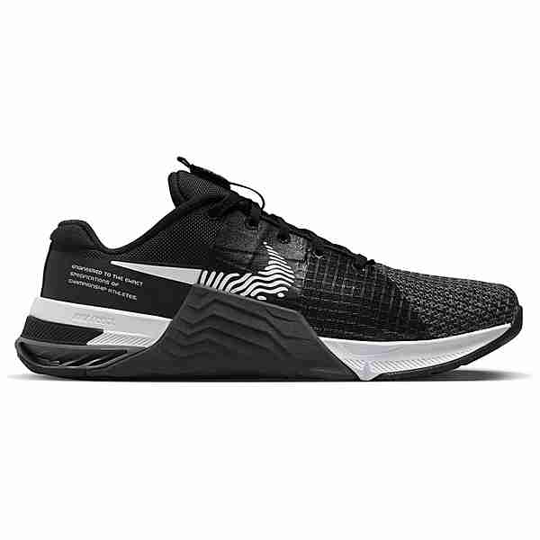 Nike METCON 8 Fitnessschuhe Herren black-white-dk smoke grey-smoke grey