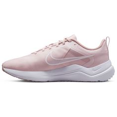 Rückansicht von Nike DOWNSHIFTER 12 Laufschuhe Damen barely rose-white-pink oxford