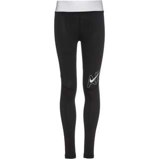 Nike NSW AIR ESSENTIALS Leggings Kinder black-white-lt smoke grey