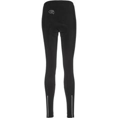 Rückansicht von Gonso SITIVO kompakte Sitzposition Fahrradhose Damen black-bright-green