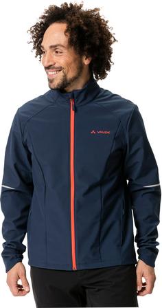 Rückansicht von VAUDE Wintry IV Fahrradjacke Herren dark sea-red