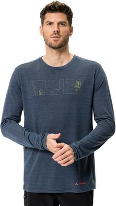 Rückansicht von VAUDE Rosemoor III Funktionsshirt Herren dark sea