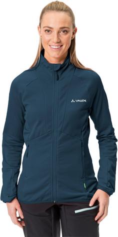 Rückansicht von VAUDE Monviso II Fleecejacke Damen dark sea