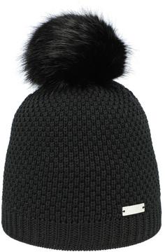 Eisglut Merino XENAL REWOOLIFE Bommelmütze Damen schwarz