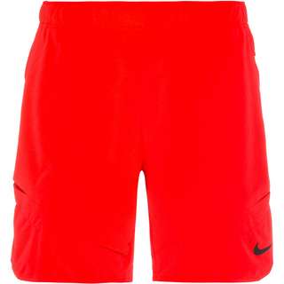 Nike COURT ADVANTAGE 7IN Tennisshorts Herren bright crimson-black-black