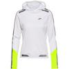 Brooks Run Visible Laufhoodie Damen - white-asphalt-nightlife