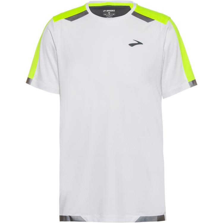 Brooks Brooks Visible Funktionsshirt Herren - white-asphalt-nightlife - 0 | SportScheck