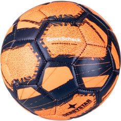Rückansicht von SportScheck Miniball blau-orange