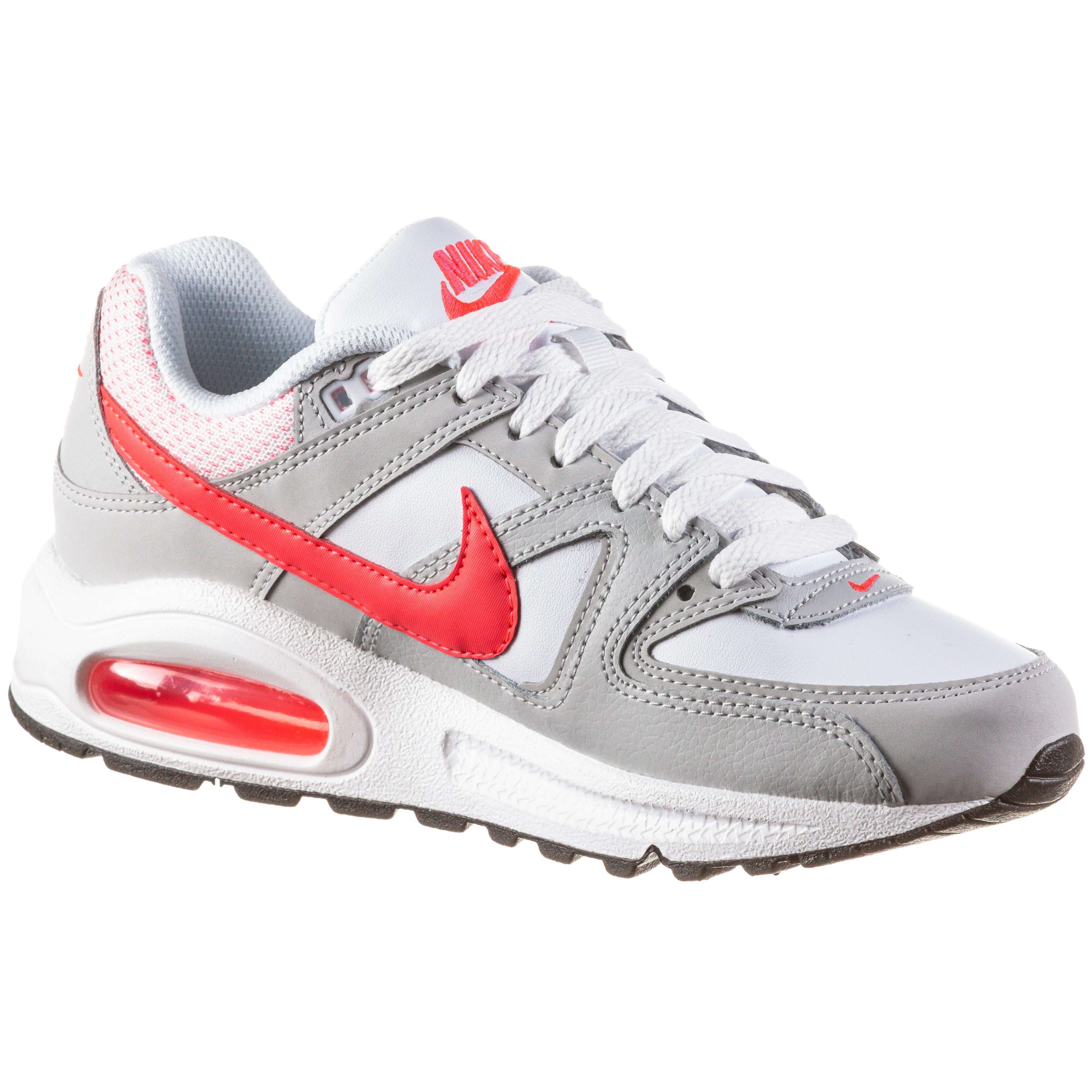 Nike Max Command Sneaker Damen white-hyper punch-light ash grey im Online kaufen