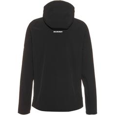 Rückansicht von Mammut Ultimate Comfort Softshelljacke Herren black