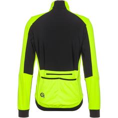 Rückansicht von Gonso Silves Fahrradjacke Herren safety yellow -black