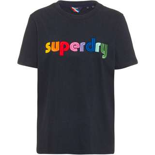 Superdry Vintage Rainbow T-Shirt Damen dark navy