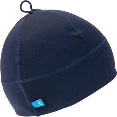 Rückansicht von Odlo POLYKNIT WARM ECO Langlaufmütze Kinder dark sapphire