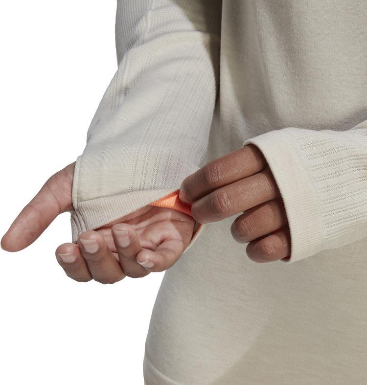 adidas adidas XCITY Laufhoodie Damen - alumina-beam orange - 5 | SportScheck