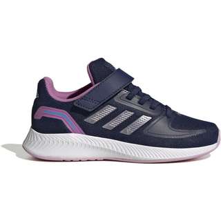 adidas RUNFALCON 2.0 EL Laufschuhe Kinder dark blue-matt purple met.-pulse lilac