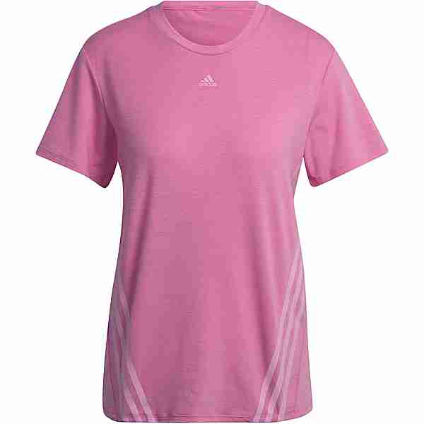 adidas TRAINICONS 3-STREIFEN Funktionsshirt Damen pulse magenta-bliss pink