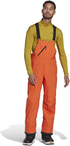 Rückansicht von adidas Skihose Herren semi impact orange