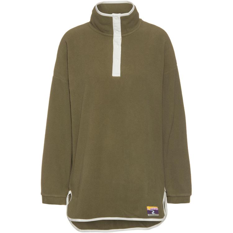 Roxy Roxy EVENING SHADOWS Fleecepullover Damen - deep lichen green - 0 | SportScheck
