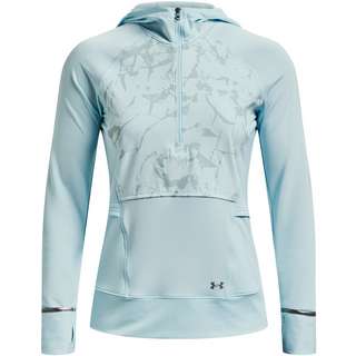 Under Armour OutRun the Cold Laufhoodie Damen fuse teal-fuse teal-reflective