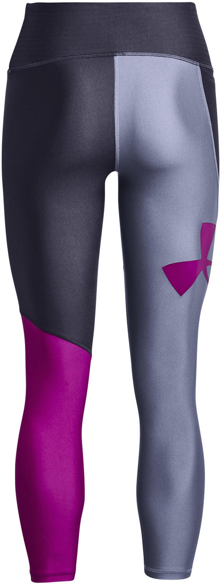 Under Armour Under Armour Heatgear Tights Damen - tempered steel-aurora purple-strobe - 0 | SportScheck