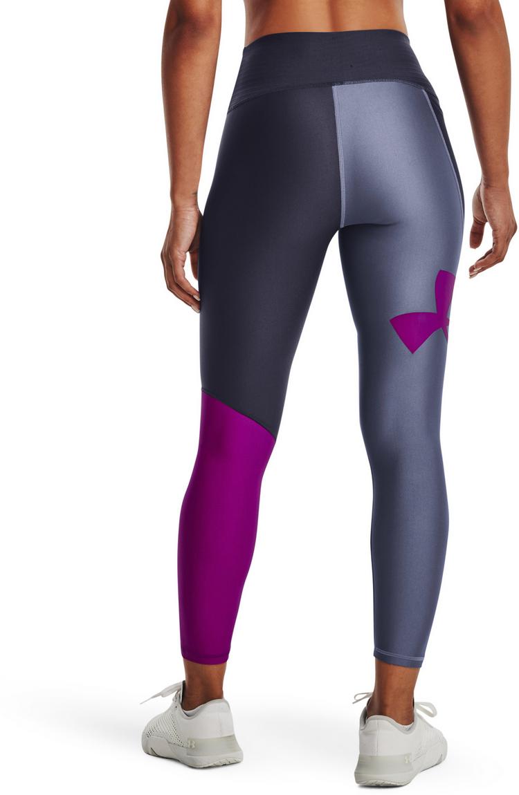 Under Armour Under Armour Heatgear Tights Damen - tempered steel-aurora purple-strobe - 1 | SportScheck