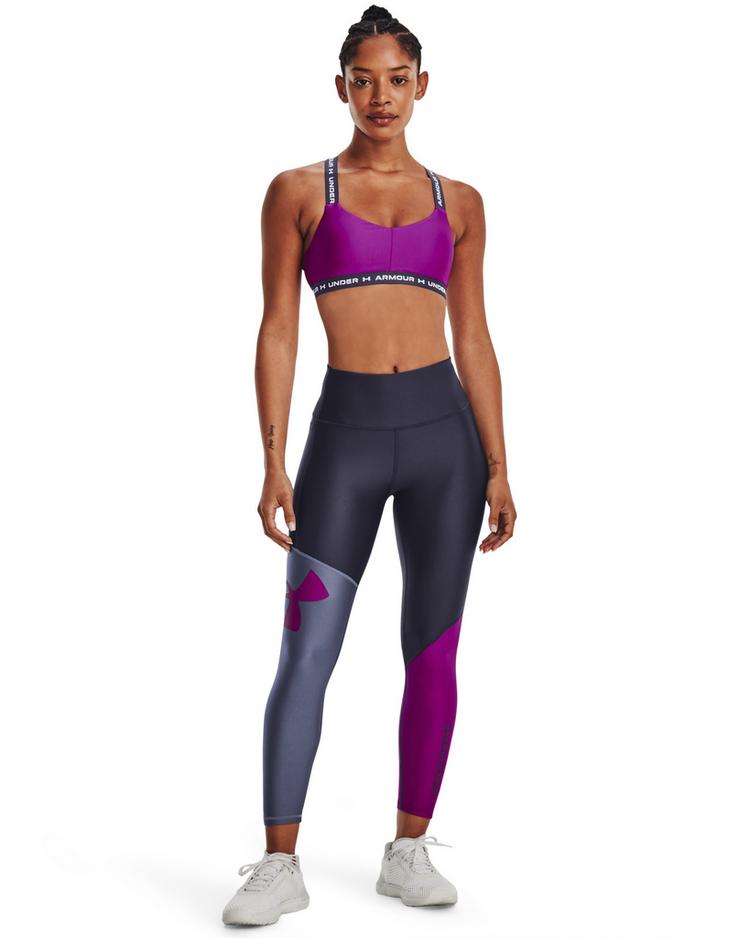 Under Armour Under Armour Heatgear Tights Damen - tempered steel-aurora purple-strobe - 2 | SportScheck