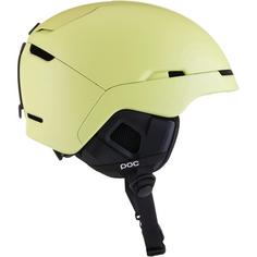 Rückansicht von POC Obex MIPS Skihelm Lemon Calcite Matt