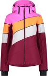 CMP WOMAN JACKET ZIP HOOD Skijacke Damen - sangria