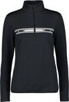 CMP WOMAN SWEAT Fleeceshirt Damen - nero mel