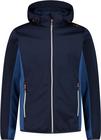 CMP MAN JACKET FIX HOOD Softshelljacke Herren - black blue