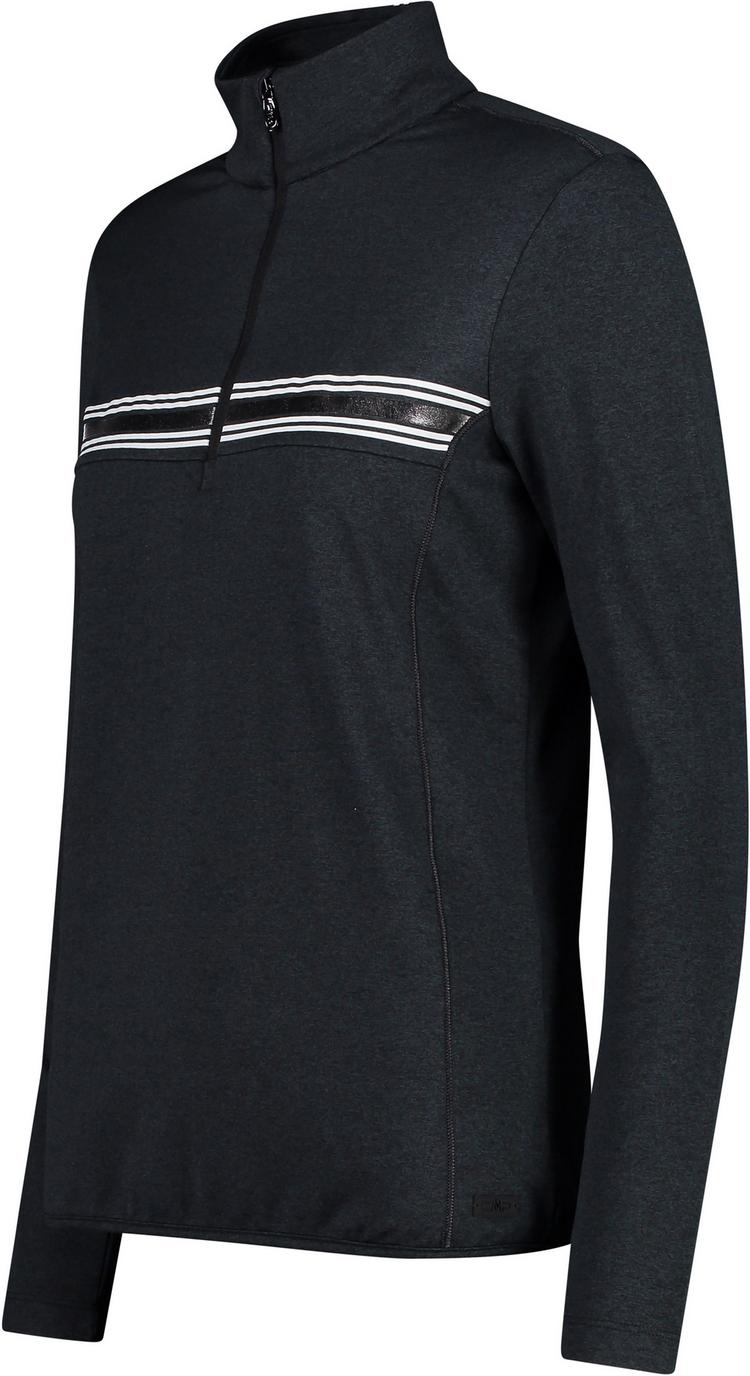 CMP CMP WOMAN SWEAT Fleeceshirt Damen - nero mel - 0 | SportScheck