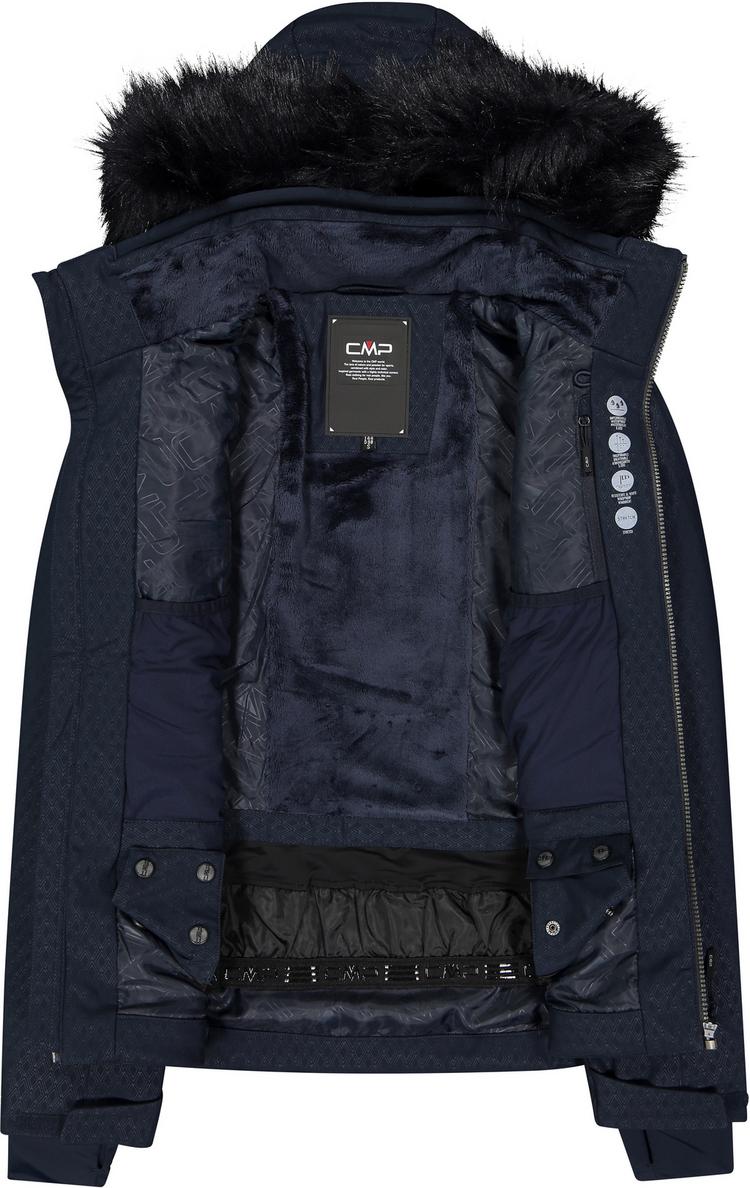 CMP CMP WOMAN JACKET ZIP HOOD Skijacke Damen - black blue - 1 | SportScheck