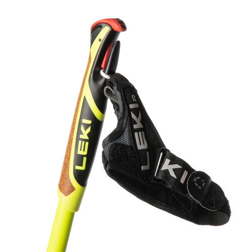 Rückansicht von LEKI CC 450 Langlaufstock Herren neonyellow-black-white