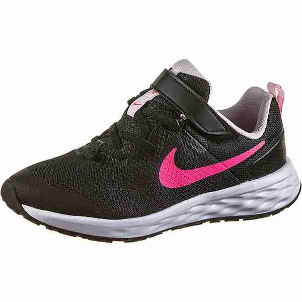 Nike REVOLUTION 6 Laufschuhe Kinder black-hyper pink-pink foam
