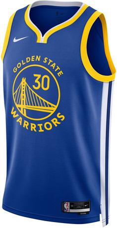 Nike Stephen Curry Golden State Warriors Basketballtrikot Herren rush blue