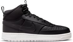 Nike Court Vision Mid Winter Sneaker Herren black-black-phantom