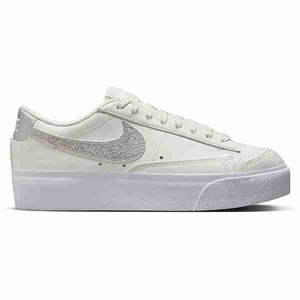 Nike Blazer Platform Sneaker Damen summit white-metallic silver-sail-white