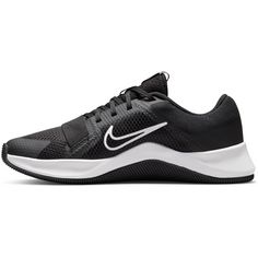 Rückansicht von Nike MC TRAINER 2 Fitnessschuhe Damen black-white-iron grey