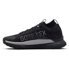 Rückansicht von Nike GTX REACT PEGASUS TRAIL 4 Trailrunning Schuhe Damen black-wolf grey-reflect silver