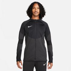 Rückansicht von Nike Strike WinterWarrior Trainingsjacke Herren black-reflective silv