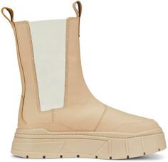 Rückansicht von PUMA Mayze Stack Stiefel Damen light sand