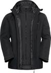 Jack Wolfskin TAUBENBERG 3IN1 Doppeljacke Herren - black