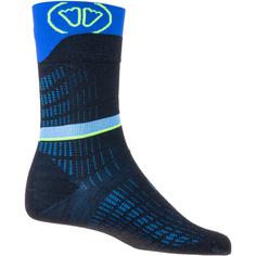 Rückansicht von SIDAS Nordic Sportsocken schwarz-blau